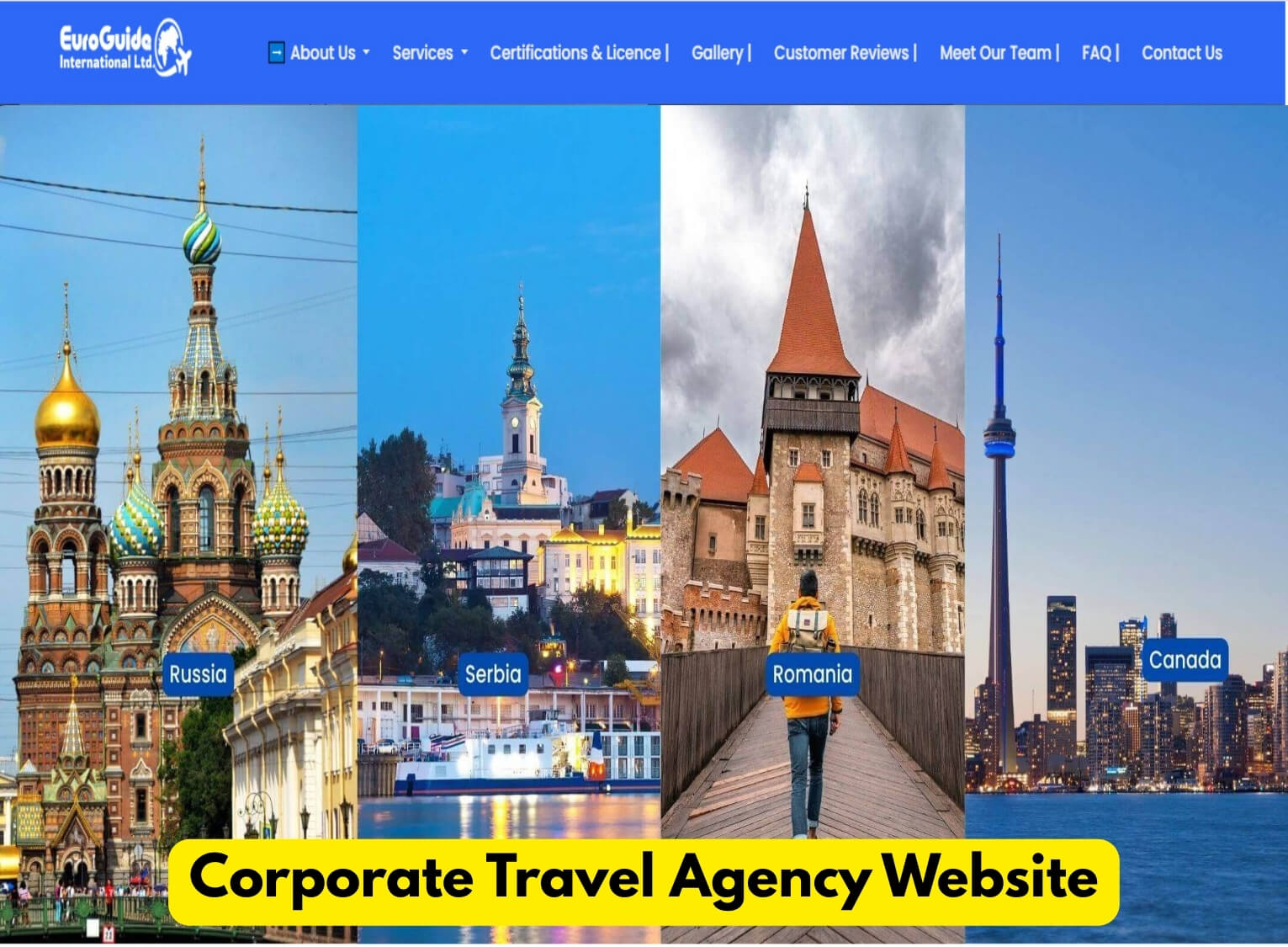 EuroGuide International Ltd - Professional Corporate Agency and Consultancy Website